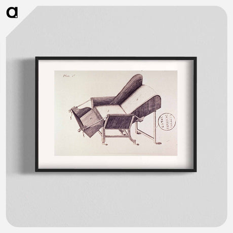 アートポスター-Birthing Chair Illustration
 - 国立医学図書館 Poster.
