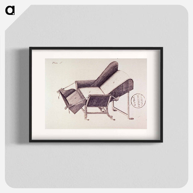 アートポスター-Birthing Chair Illustration
 - 国立医学図書館 Poster.