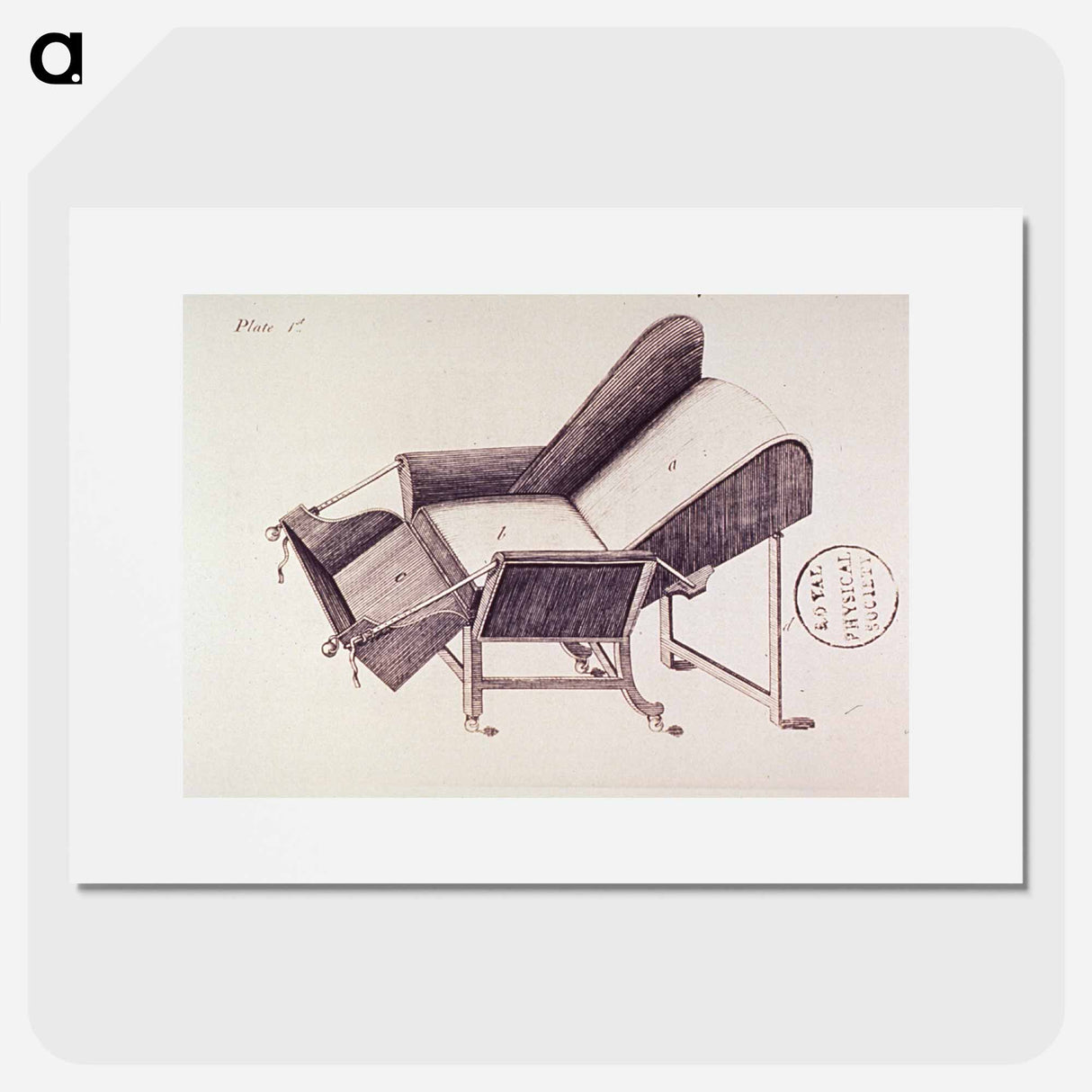 アートポスター-Birthing Chair Illustration
 - 国立医学図書館 Poster.