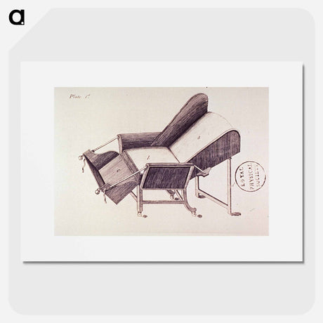 アートポスター-Birthing Chair Illustration
 - 国立医学図書館 Poster.