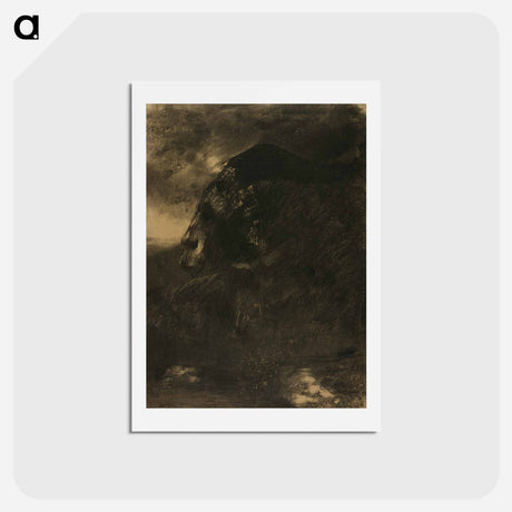 アートポストカード-The Sphinx - オディロン ルドン Postcard.