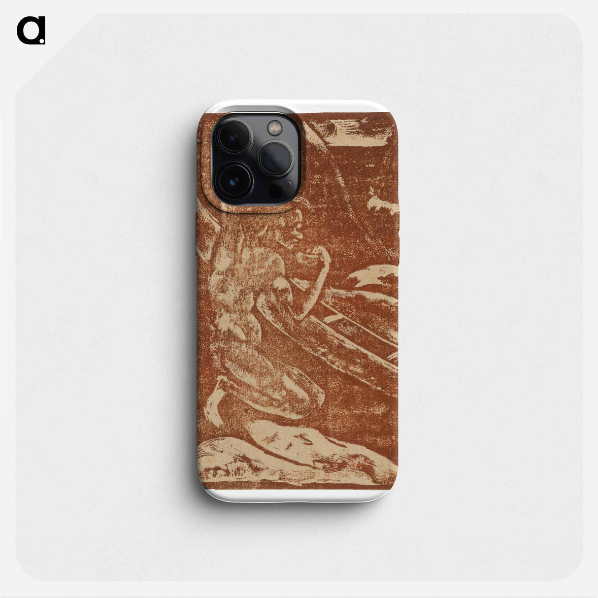 A Fisherman Drinking Beside His Canoe - Paul Gauguin Phone Case.