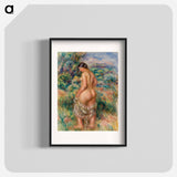 Standing Bather - Pierre-Auguste Renoir Poster.