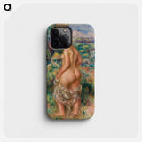 Standing Bather - Pierre Auguste Renoir Phone Case.