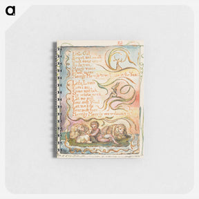 アートメモ帳-Songs of Innocence and of Experience: Spring (second plate): Little Girl - ウィリアム ブレイク Memo.