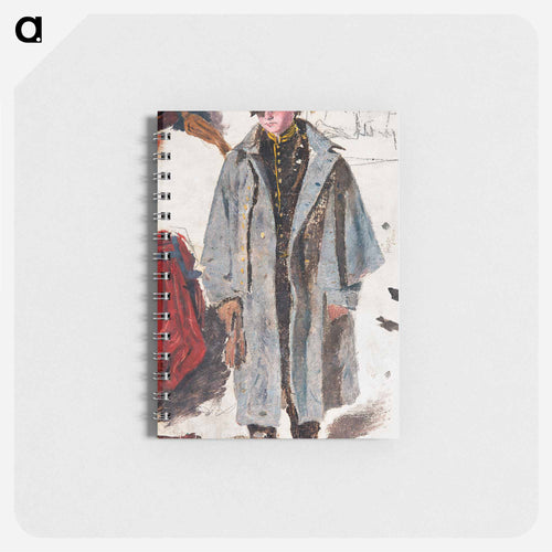 Young Soldier, Sketch of a Soldier Giving Water to a Wounded Companion - Winslow Homer Memo.