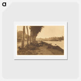 アートポストカード-On the Seine - Near Paris - アルフレッド スティーグリッツ Postcard.