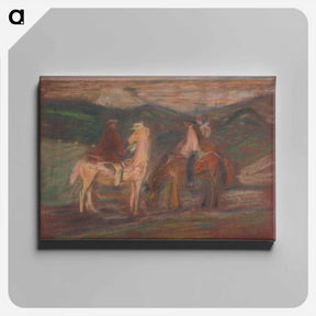 アートパネル-Riders - アーノルド ピーター ワイズ クビンチャン Canvas.
