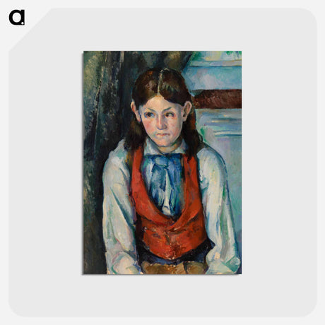 アートポストカード-Boy in a Red Vest
 - バーンズ・コレクション Postcard.