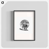 アートポスター-Siberian Skier
 - 大英図書館 Poster.