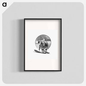 アートポスター-Siberian Skier
 - 大英図書館 Poster.