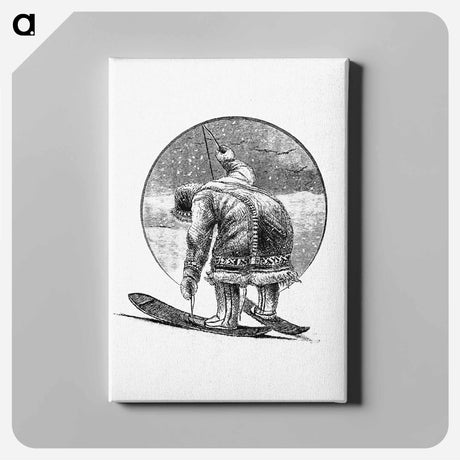 アートパネル-Siberian Skier
 - 大英図書館 Canvas.