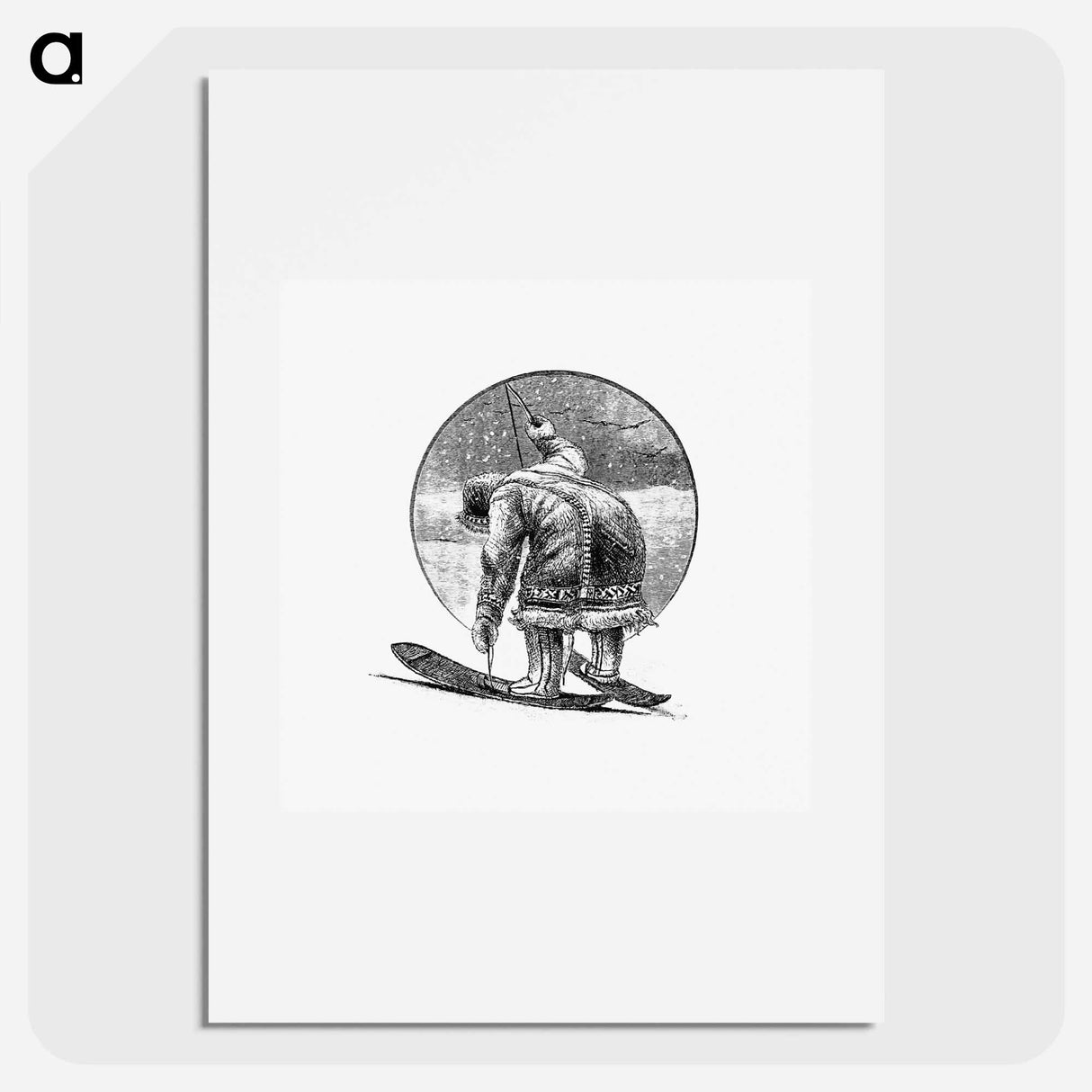 アートポスター-Siberian Skier
 - 大英図書館 Poster.