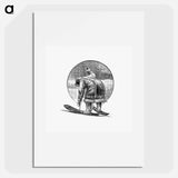 アートポスター-Siberian Skier
 - 大英図書館 Poster.