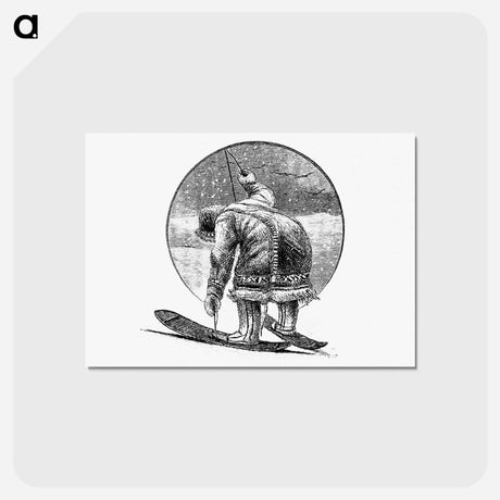 アートポストカード-Siberian Skier
 - 大英図書館 Postcard.