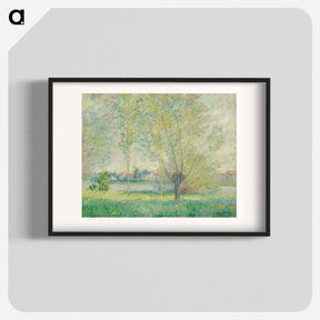 アートポスター-The Willows - クロード モネ Poster.