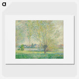 The Willows - Claude Monet Poster.