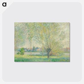 アートポストカード-The Willows - クロード モネ Postcard.