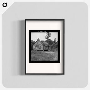 アートポスター-Millworker's house six miles north of Roxboro, North Carolina - ドロテア ラング Poster.