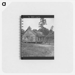 アートメモ帳-Millworker's house six miles north of Roxboro, North Carolina - ドロテア ラング Memo.