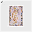 アートポストカード-Dancer or nymph - アンリ マティス Postcard.