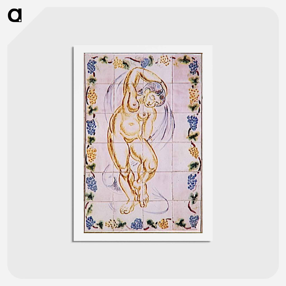 アートポストカード-Dancer or nymph - アンリ マティス Postcard.