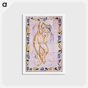 アートポストカード-Dancer or nymph - アンリ マティス Postcard.