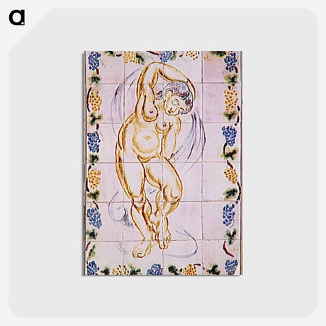 アートポストカード-Dancer or nymph - アンリ マティス Postcard.