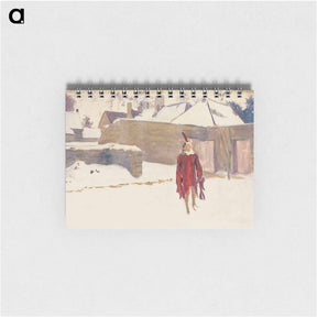 アートメモ帳-Mannikin in the Snow - ジョン シンガー サージェント Memo.