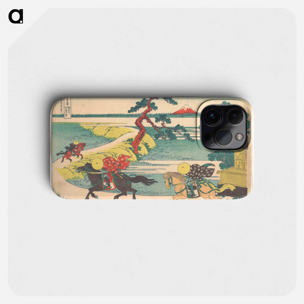 Hokusai's Sekiya Village on the Sumida River - Katsushika Hokusai Phone Case.