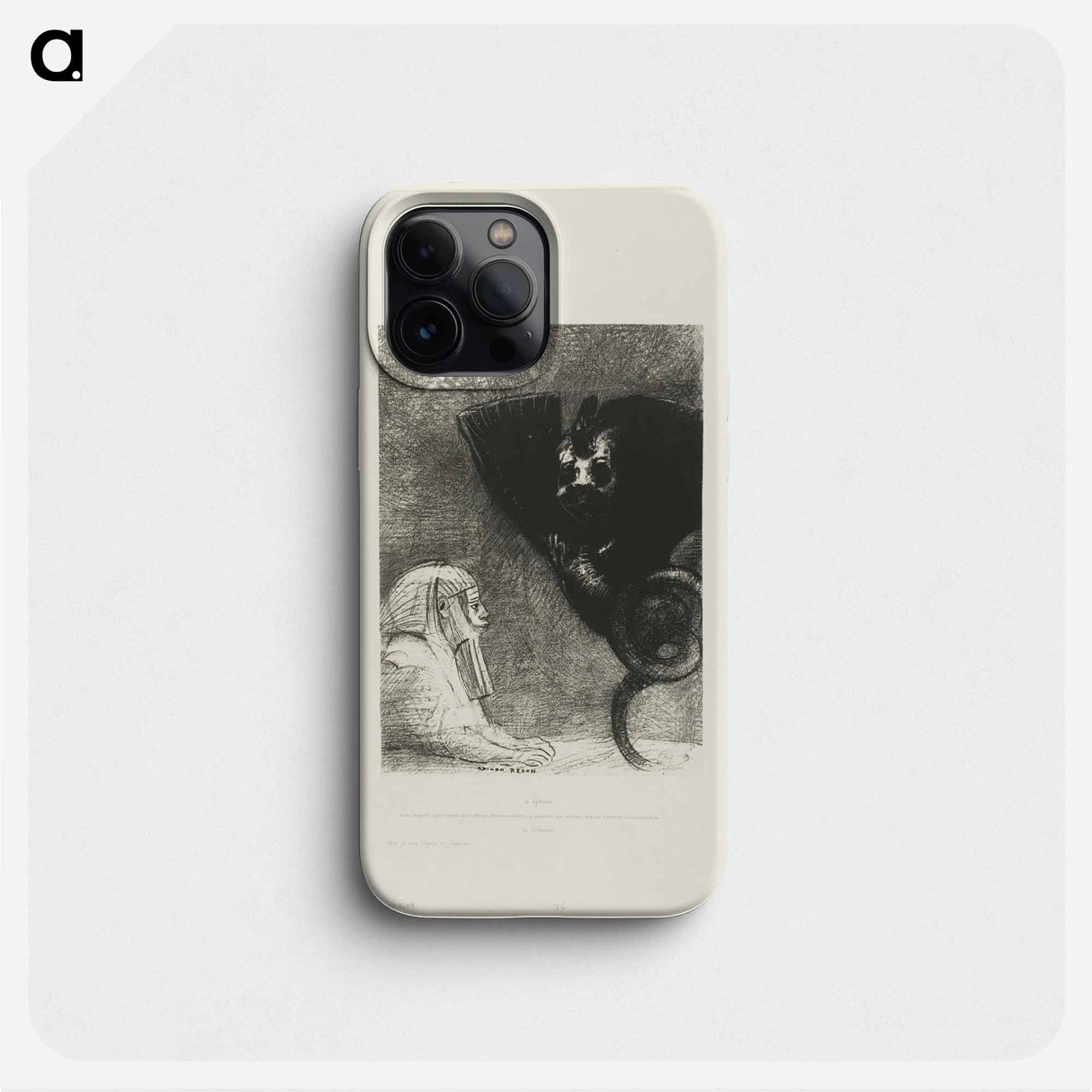 The Sphinx - Odilon Redon Phone Case.