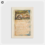 アートポストカード-Songs of Innocence and of Experience: The Little Black Boy - ウィリアム ブレイク Postcard.