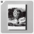 アートパネル-Hot Air Balloon Illustration from Fairy Mary's Dream
 - 大英図書館 Canvas.