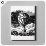 アートパネル-Hot Air Balloon Illustration from Fairy Mary's Dream
 - 大英図書館 Canvas.