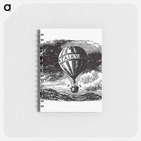 アートメモ帳-Hot Air Balloon Illustration from Fairy Mary's Dream
 - 大英図書館 Memo.