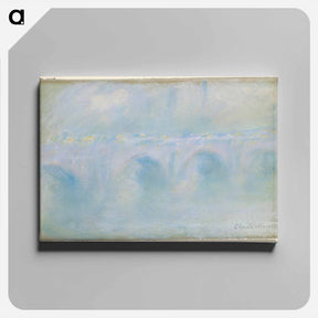 アートパネル-Waterloo Bridge - クロード モネ Canvas.