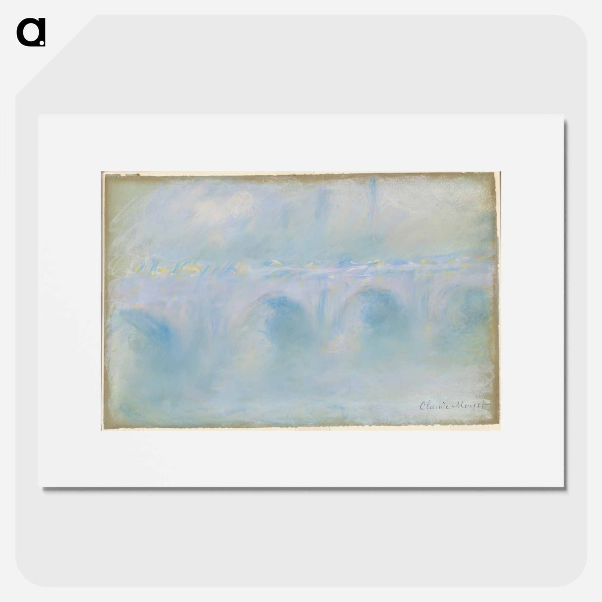 Waterloo Bridge - Claude Monet Poster.