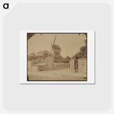 アートポストカード-Moulin de la Galette
 - ウジェーヌ アジェ Postcard.