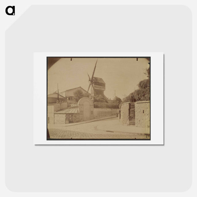 アートポストカード-Moulin de la Galette
 - ウジェーヌ アジェ Postcard.
