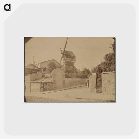 アートポストカード-Moulin de la Galette
 - ウジェーヌ アジェ Postcard.
