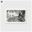 アートポストカード-Project for Frontispiece to: Au pied du Sinaï - アンリ ド トゥールーズ ロートレック Postcard.