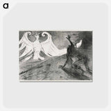 アートポストカード-Project for Frontispiece to: Au pied du Sinaï - アンリ ド トゥールーズ ロートレック Postcard.