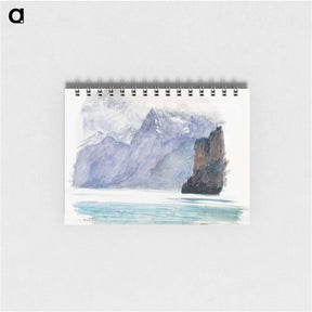 アートメモ帳-Mountain Lake from Switzerland - ジョン シンガー サージェント Memo.