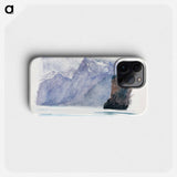 Mountain Lake from Switzerland - John Singer Sargent Phone Case.