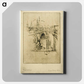 アートパネル-London Bridge Stairs
 - ジョセフ ペネル Canvas.