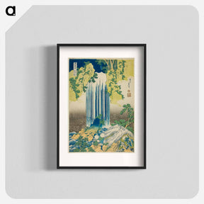 アートポスター-Yōrō Waterfall in Mino Province - 葛飾 北斎 Poster.