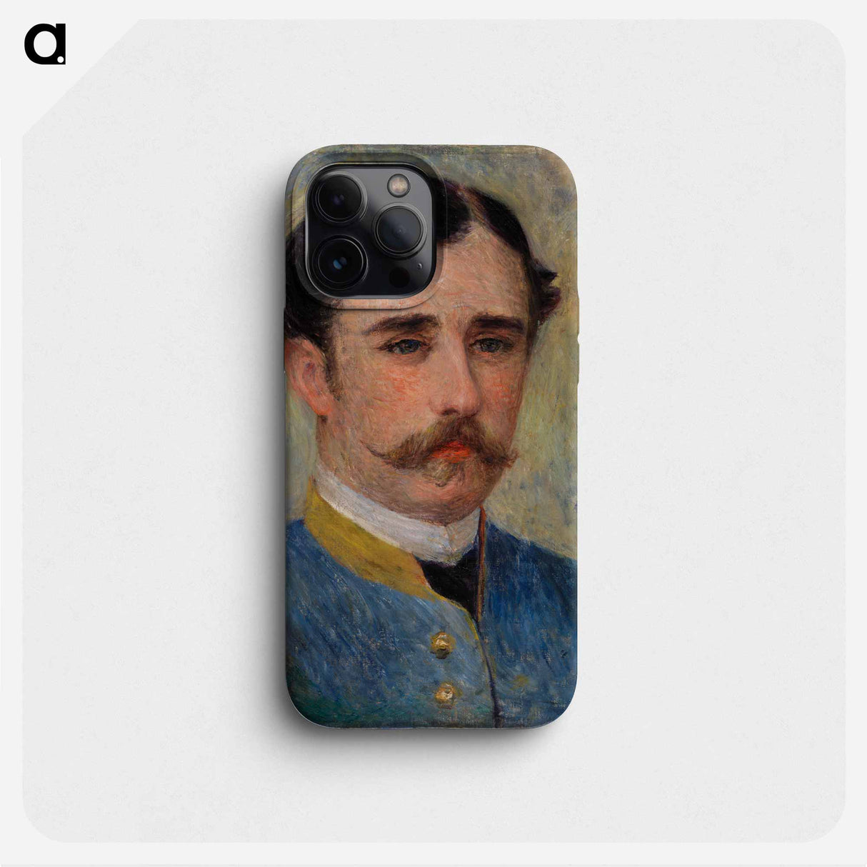 Portrait of a Man - ピエール オーギュスト ルノワール Phone Case.