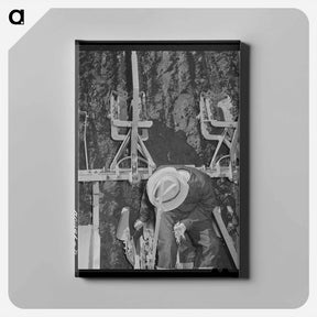 アートパネル-Cooperative Waterwheel
 - ラッセル リー Canvas.