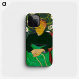 The Berceuse, Woman Rocking a Cradle - フィンセント ファン ゴッホ Phone Case.