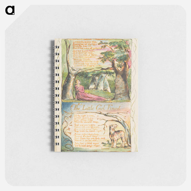 アートメモ帳-Songs of Innocence and of Experience: The Little Girl Lost/The Little Girl Found - ウィリアム ブレイク Memo.